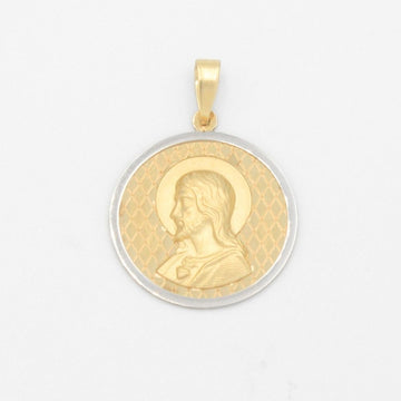 Medalla de Oro 14k con el Sagrado Corazón mod. 9546