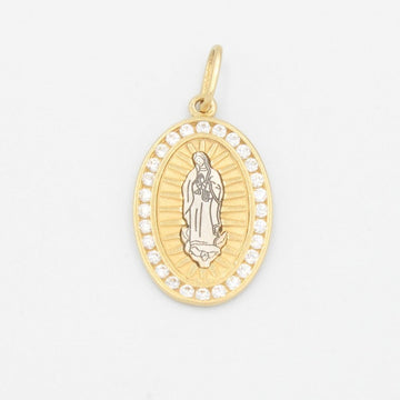 Medalla de Oro 14k de la Virgen Guadalupe mod. 9547