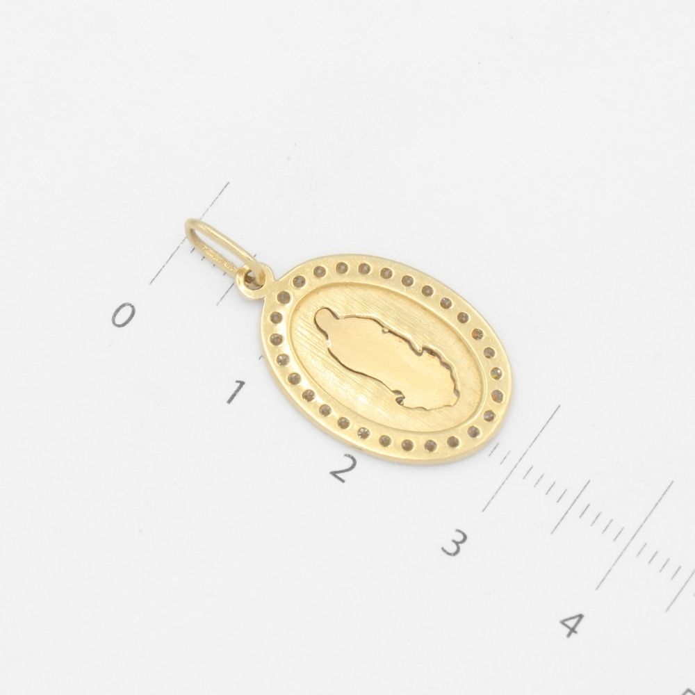 Medalla de Oro 14k de la Virgen Guadalupe mod. 9547