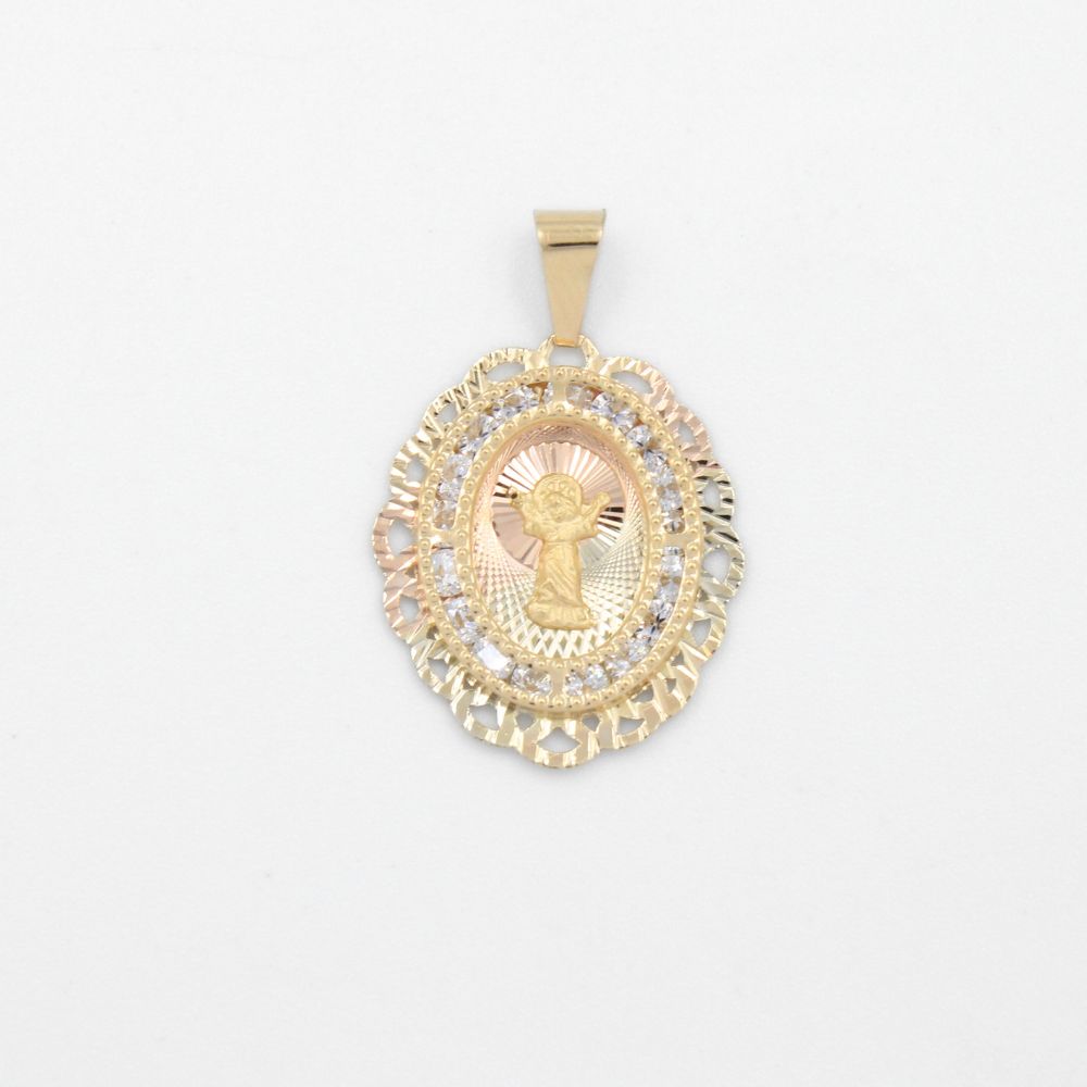 Medalla de Oro 14k Divino Niño mod. 8844
