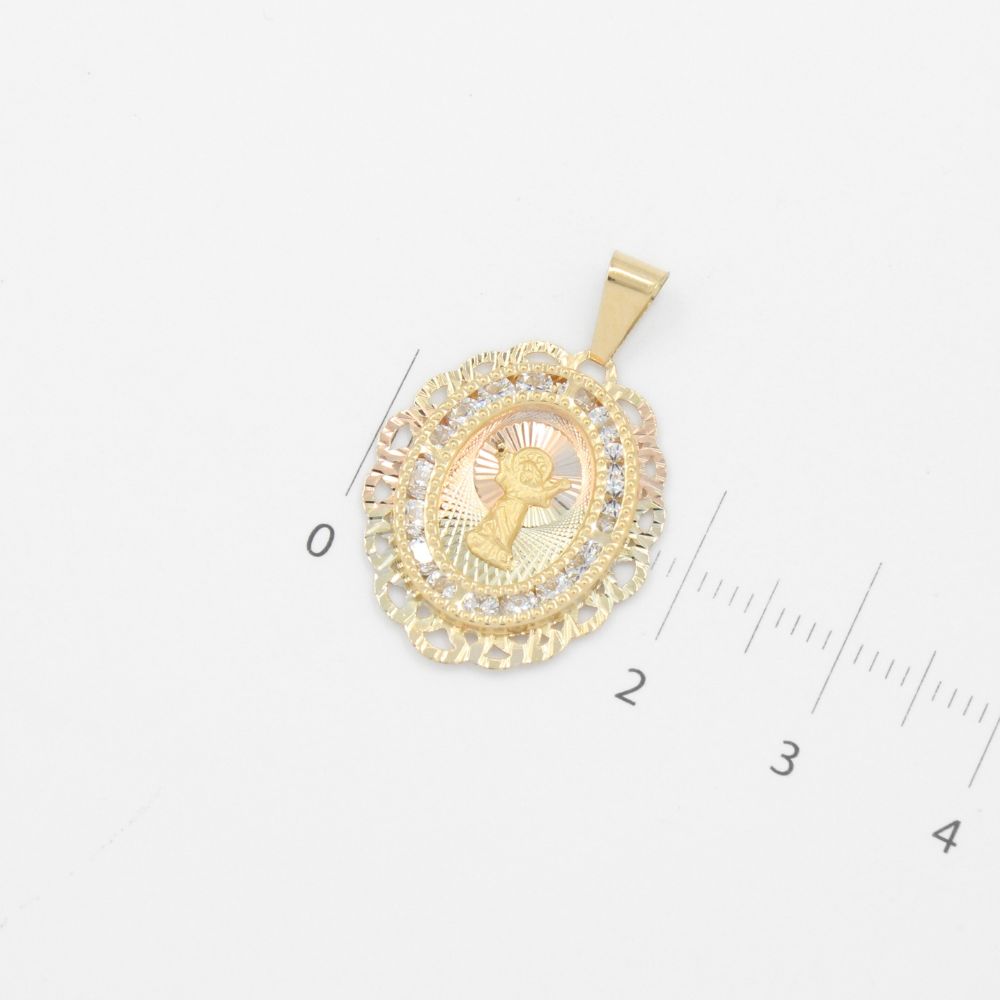 Medalla de Oro 14k Divino Niño mod. 8844