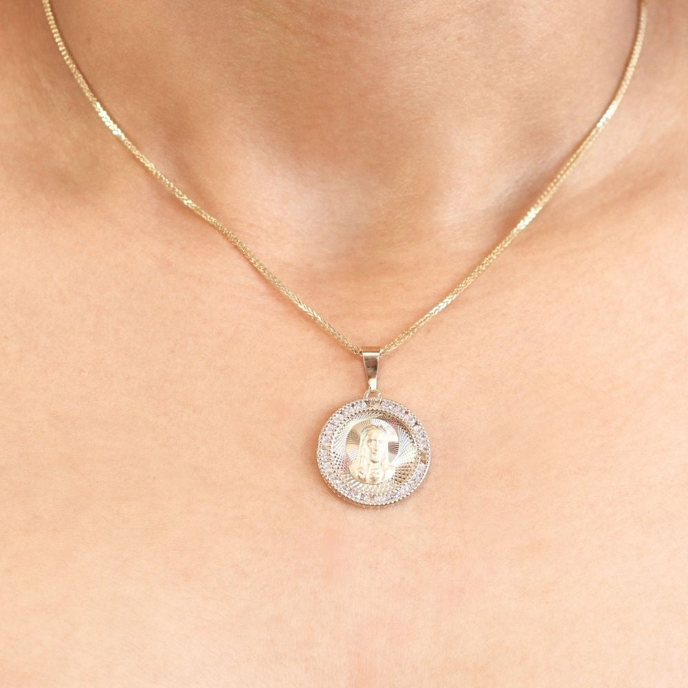 Medalla de Oro 14k Sagrado Corazón mod. 3950