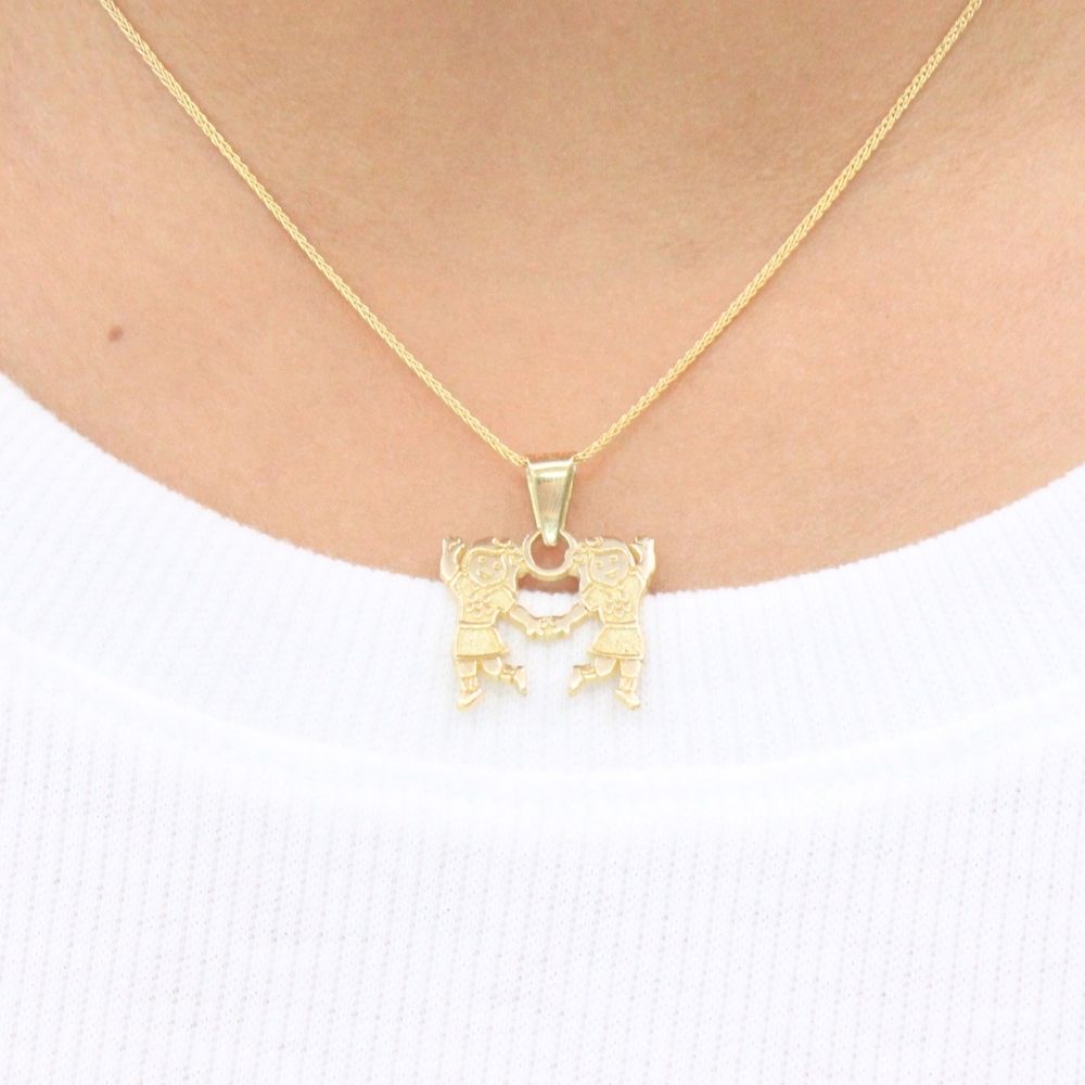 Dije de Oro 14k Amigas por Siempre mod. 9225