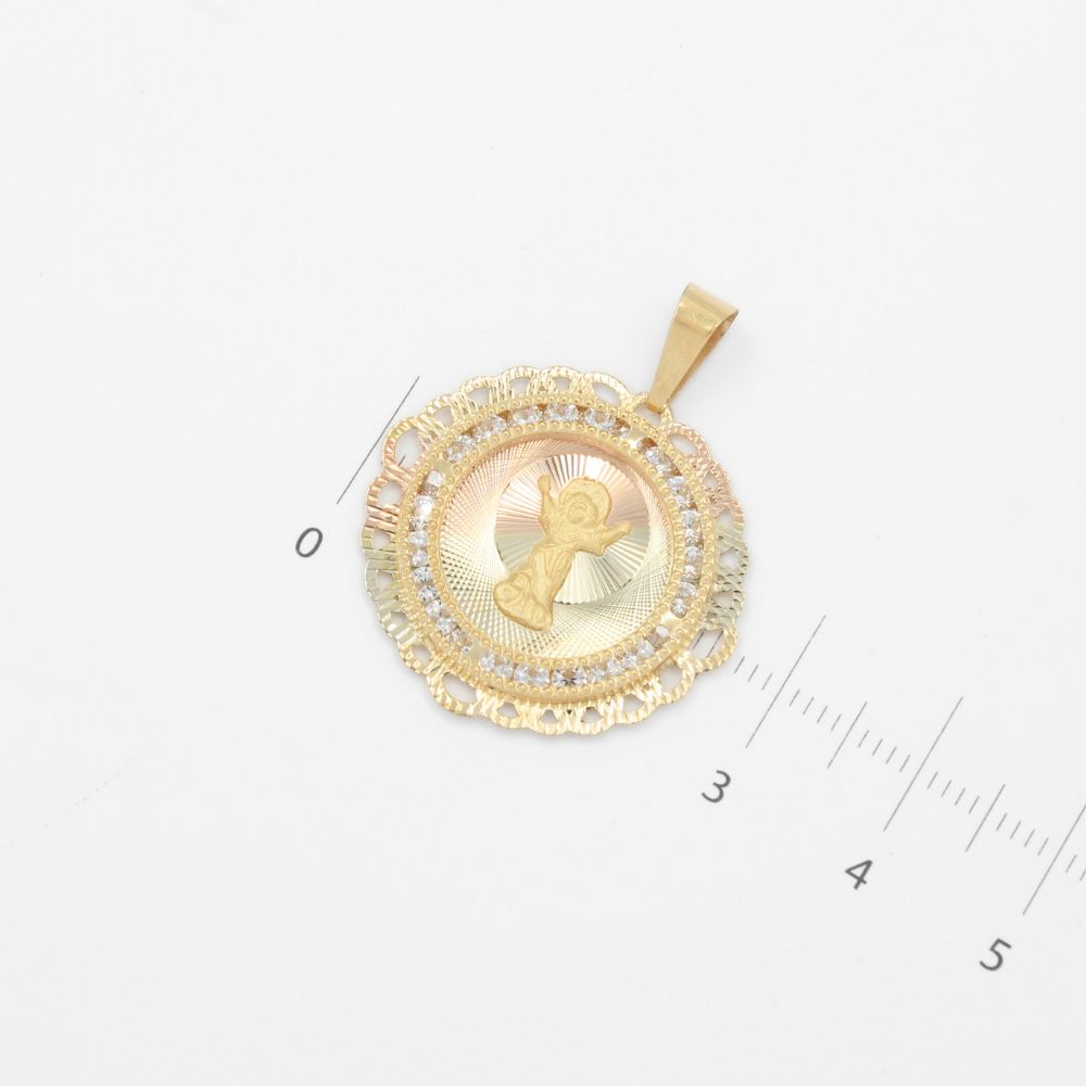 Medalla de Oro 14k Divino Niño mod. 8851