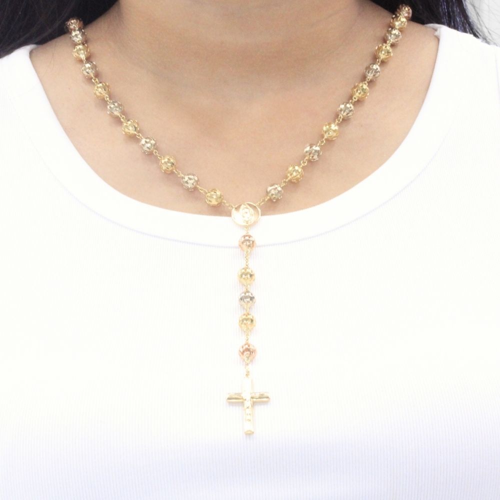 Rosario de Oro 14k mod. 8216