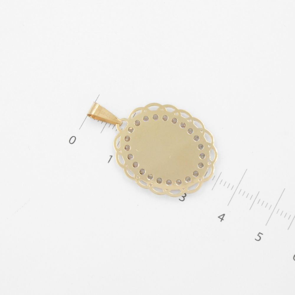 Medalla de Oro 14k Imagen de Cristo mod. 8852