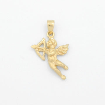 Dije de Oro 14k Cupido de Tono Mate mod. 9164