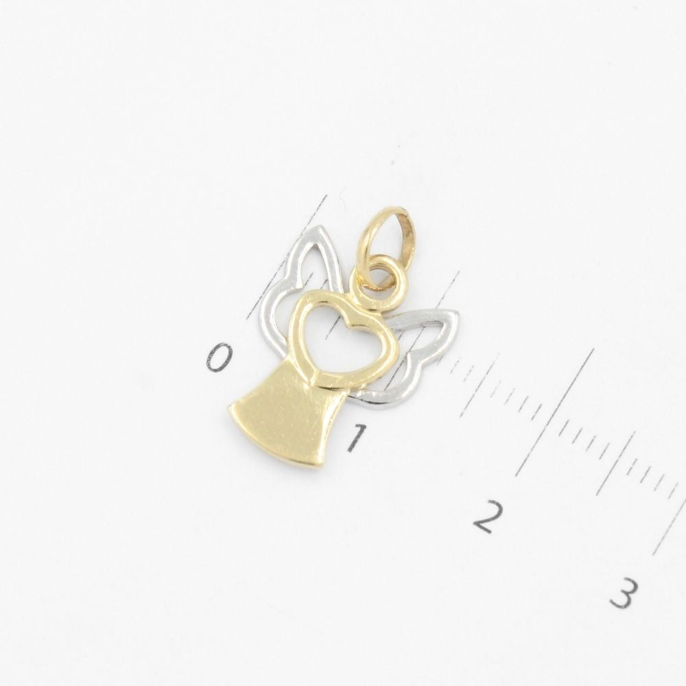 Dije de Oro 14k Ángel con Corazón mod. 9166