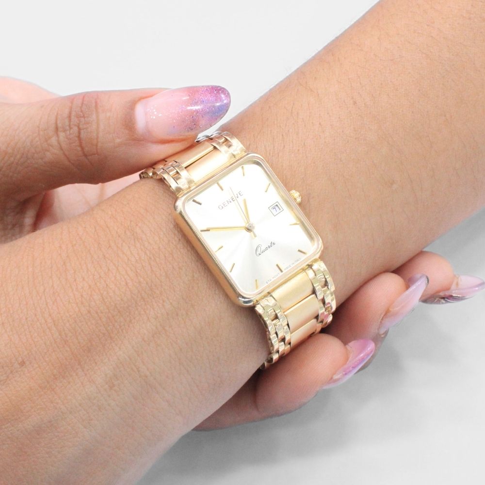 Reloj de Oro 14k para Caballero Diseño Geneve mod. 9396