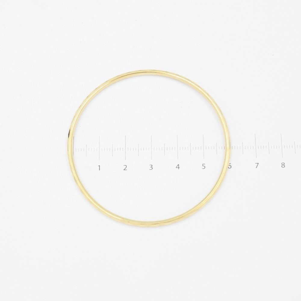 Semanario de Oro 14k de Diseño Semi Sólido con Diamantado Fino mod. 9000