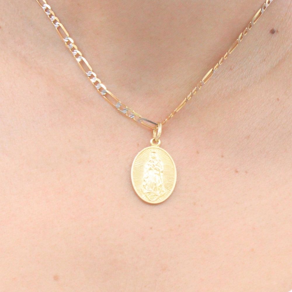 Medalla de Oro 14k de la Virgen Guadalupe mod. 9537