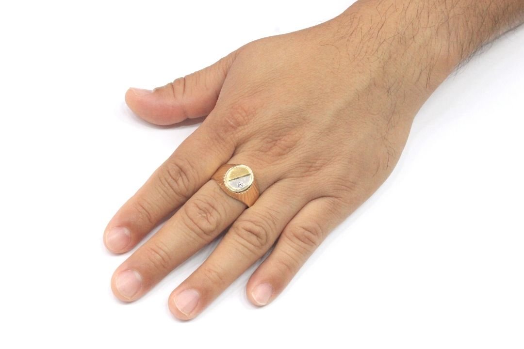 Anillo de Sello Ovalado mod. 5034 - Joyería Orovel’s