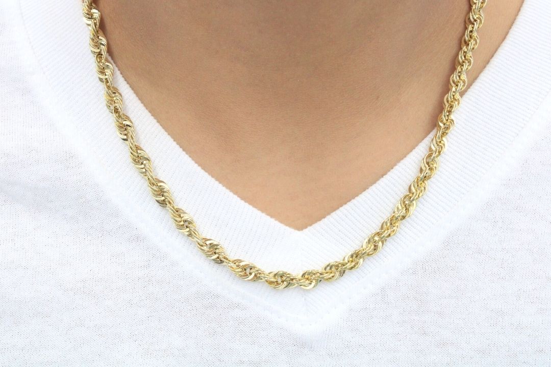 Cadena de Oro 10k de Tejido Torsal  mod. 2099