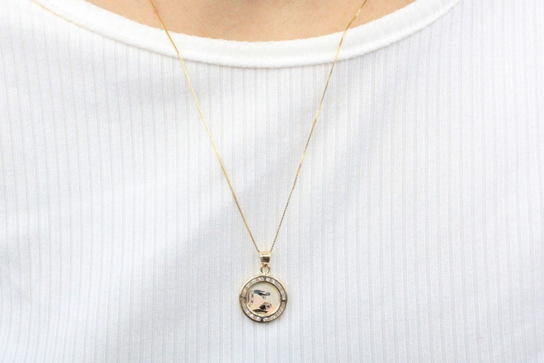 Medalla de Oro 14k mod. 2933