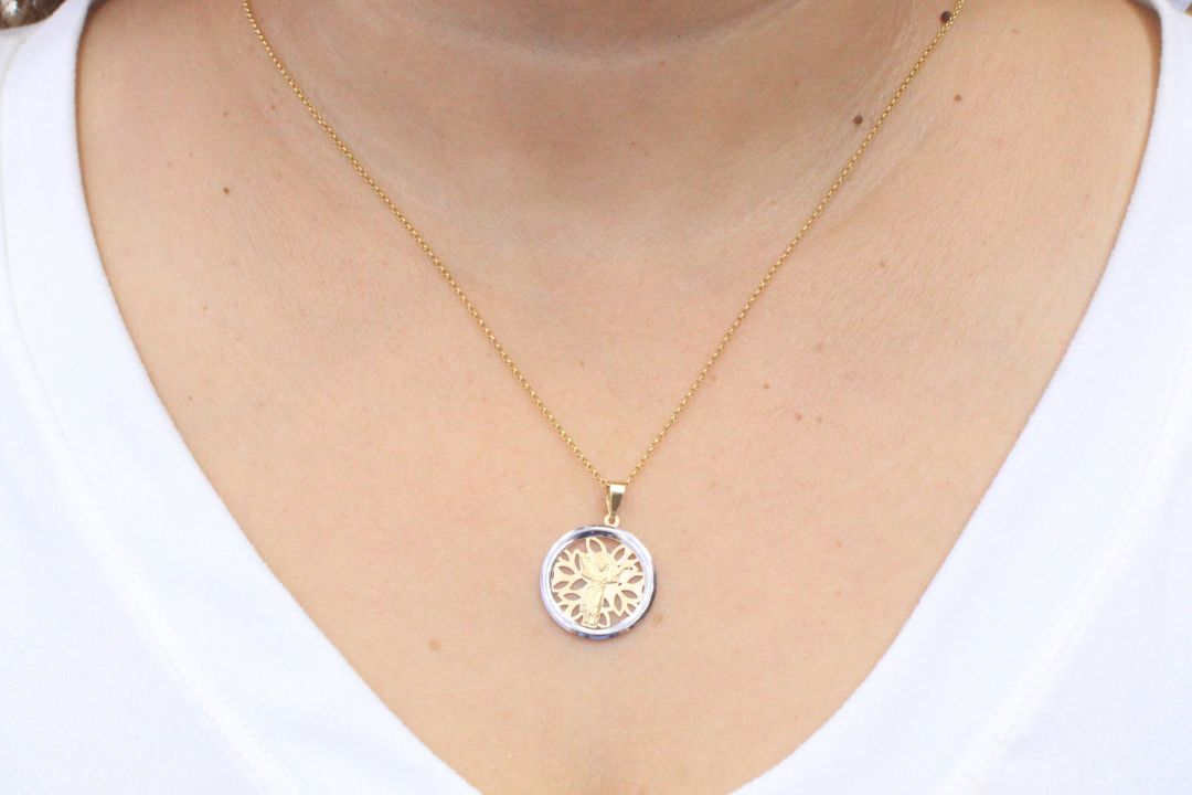 Medalla de Oro 14k mod. 3727