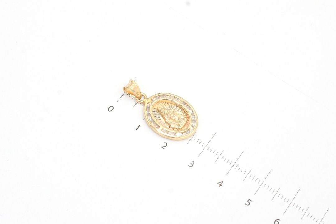 Medalla de Oro 14k Virgen Milagrosa mod. 5040