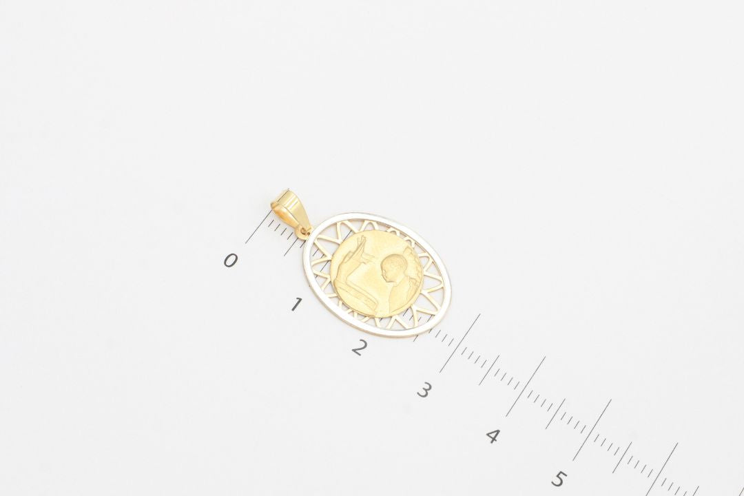Medalla de Oro 14k mod. 3729