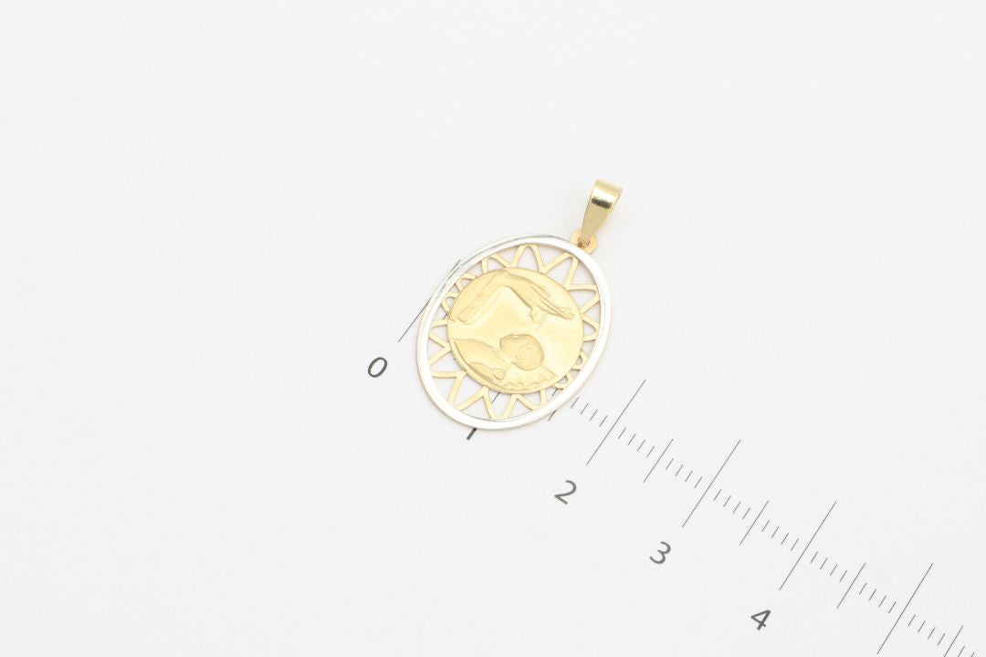 Medalla de Oro 14k mod. 3729