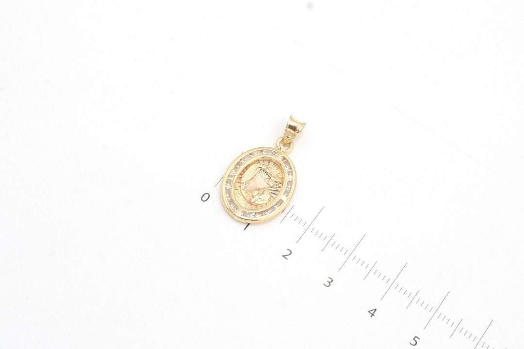 Medalla de Oro 14k Bautizo mod. 5043