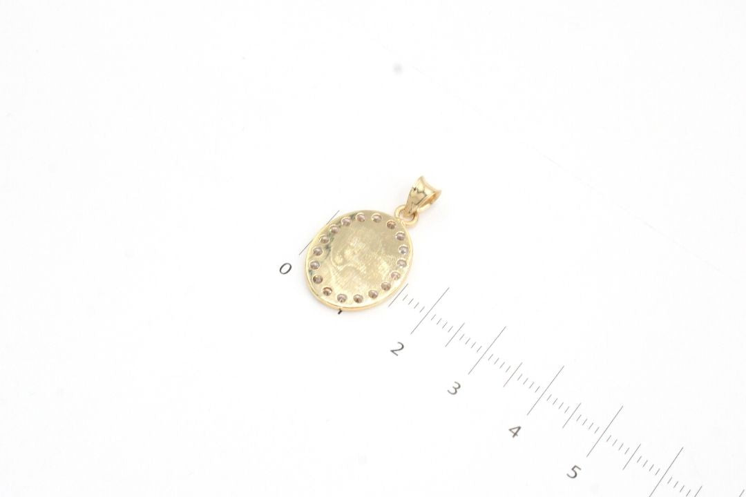 Medalla de Oro 14k Bautizo mod. 5043