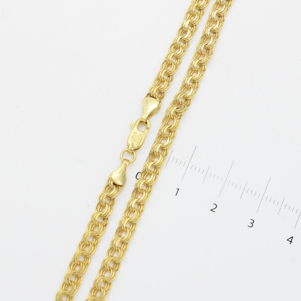 Cadena de Oro 14k Tejido China Hueca mod. 9900