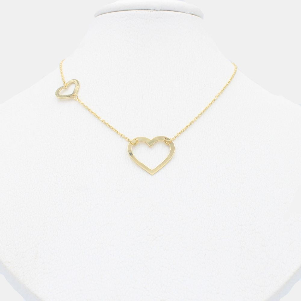 Gargantilla de Oro 14k Diseño de Cuatro Corazones mod. 9790