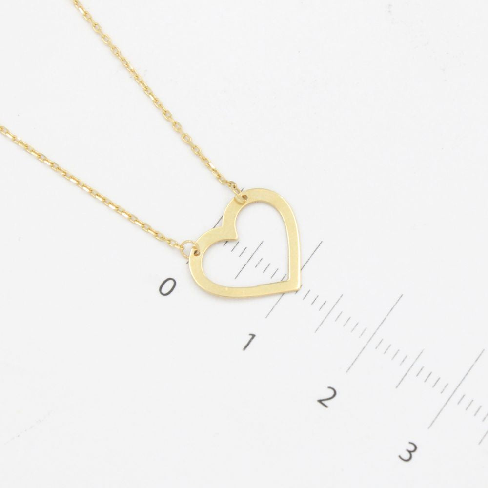 Gargantilla de Oro 14k Diseño de Cuatro Corazones mod. 9790