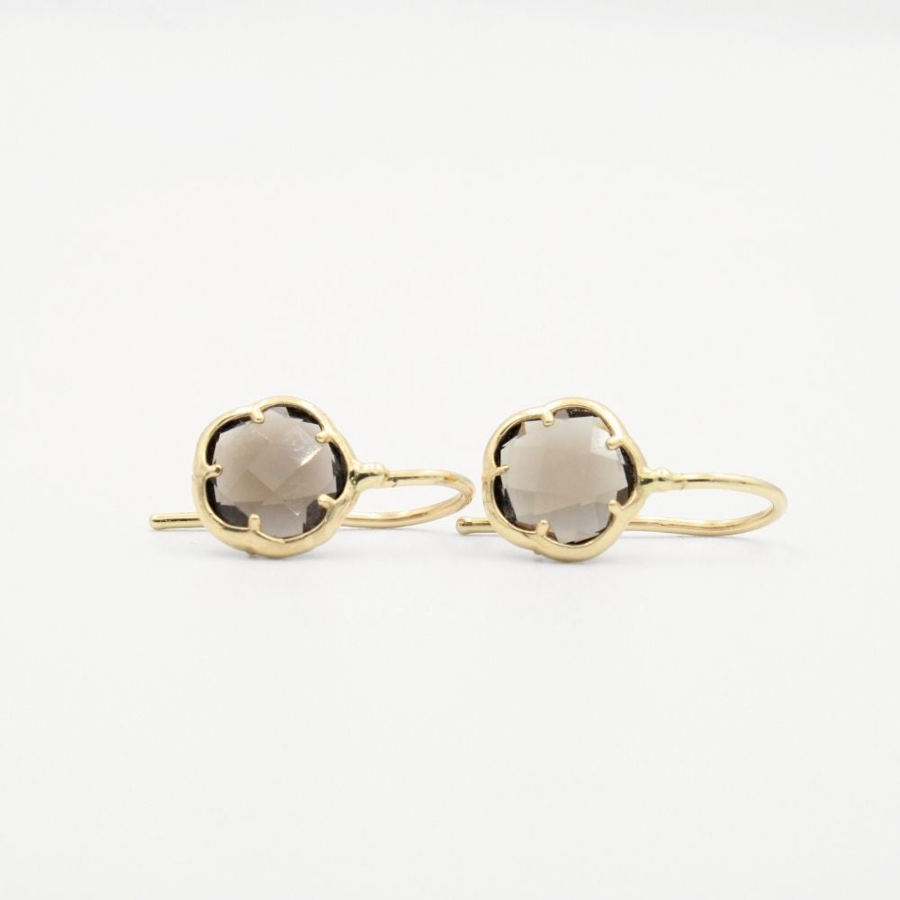Coordinado de Oro 14k Incrustación de Piedra Alejandrita mod. 8976