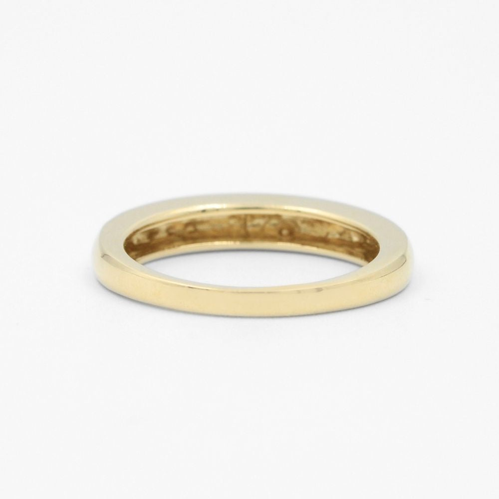 Anillo de Oro 14k de Diseño Grueso en Estilo Liso y Brillante mod. 8628