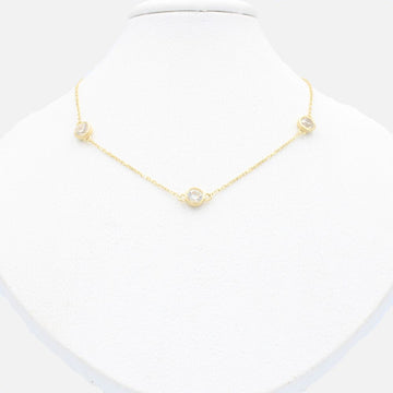 Gargantilla de Oro 14k Diseño de  Punto de Luz mod. 9818