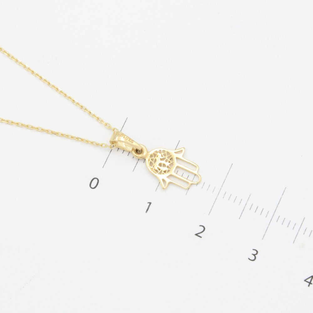 Gargantilla de Oro 14k Mano de Fatima mod. 9819