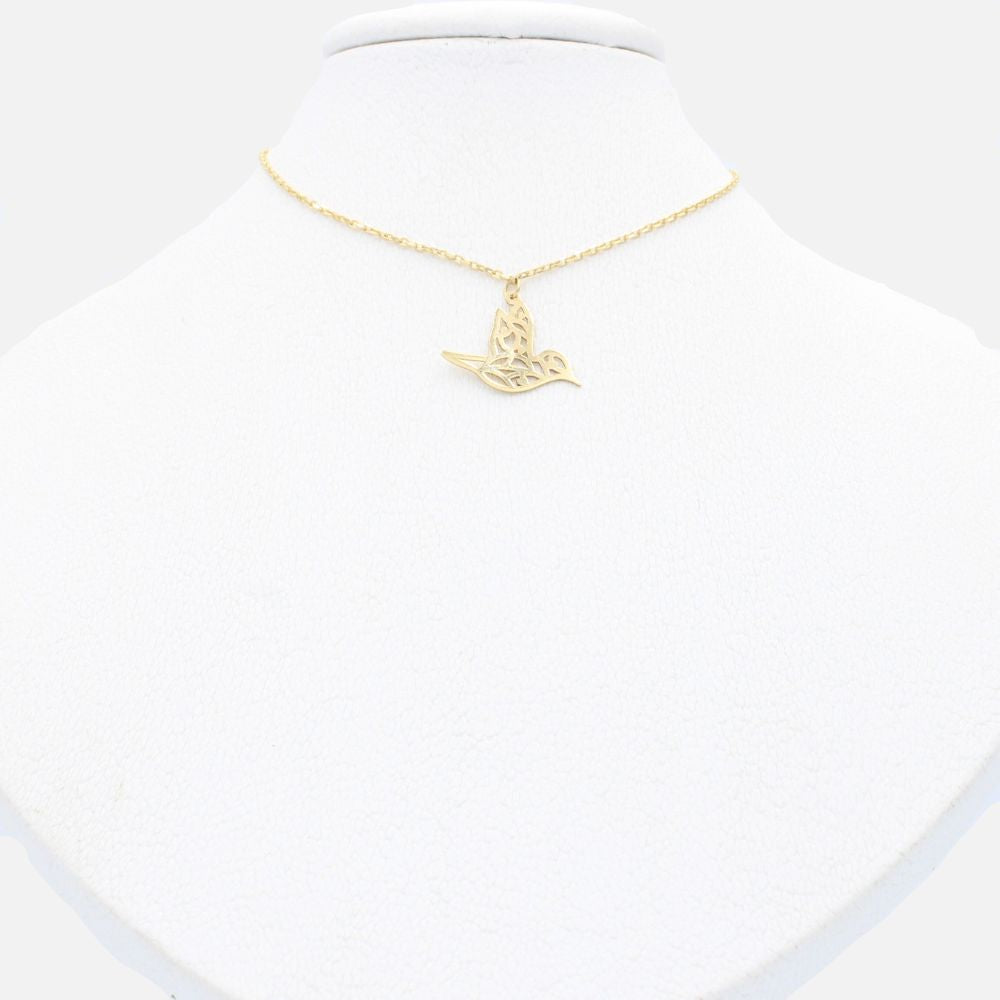 Gargantilla de Oro 14k Colibrí mod. 9820