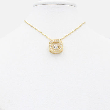 Gargantilla de Oro 14k Diseño Cuadrado con Incrustación de Zirconias mod. 9793