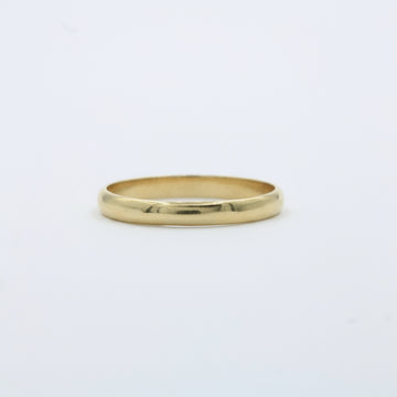 Anillo de Oro 14k Modelo Tradicional Liso y Brillante mod. 10015