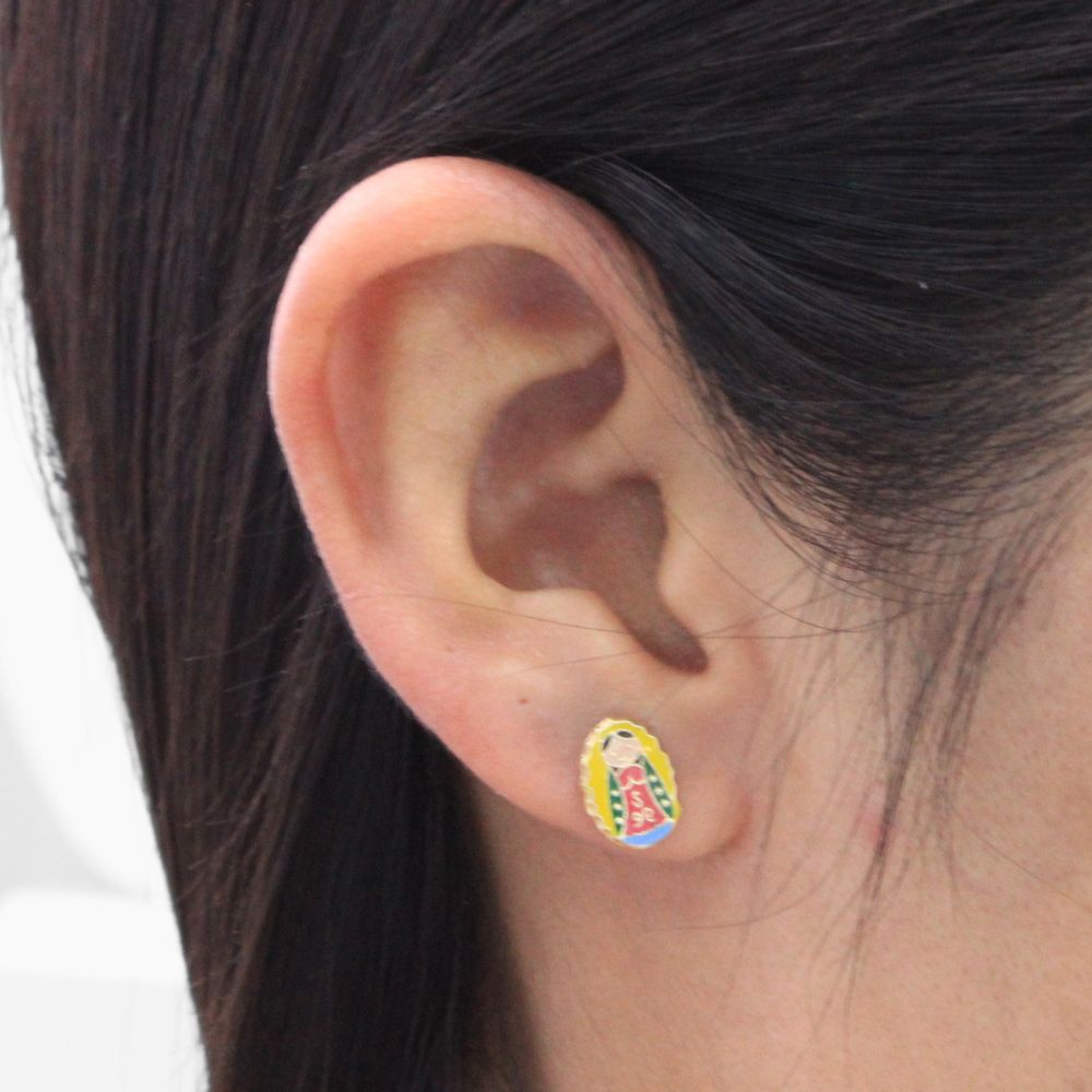 Broquel 10k Virgen de Guadalupe Mod. 9826