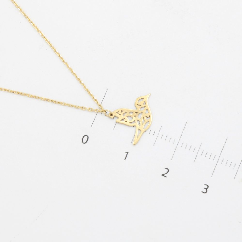 Gargantilla de Oro 14k Colibrí mod. 9820