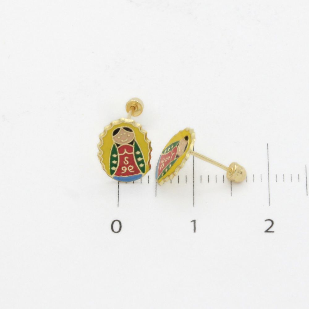 Broquel 10k Virgen de Guadalupe Mod. 9826