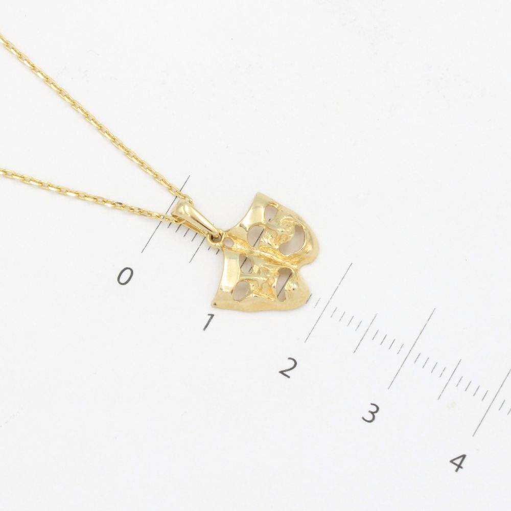 Gargantilla de Oro 14k Diseño de Mascara de Teatro mod. 9794