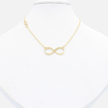 Gargantilla de Oro 14k Diseño de Infinito mod. 9823