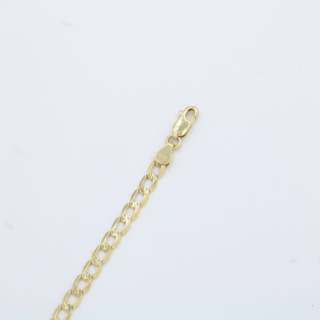 Pulsera de Eslabón en Tejido Barbado con Diamantado Fino mod. 10018