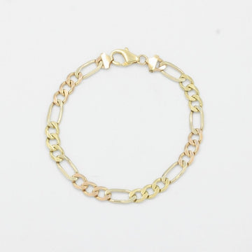 Pulsera de Eslabón en Tejido 3x1 Sólido Florentino mod. 7876