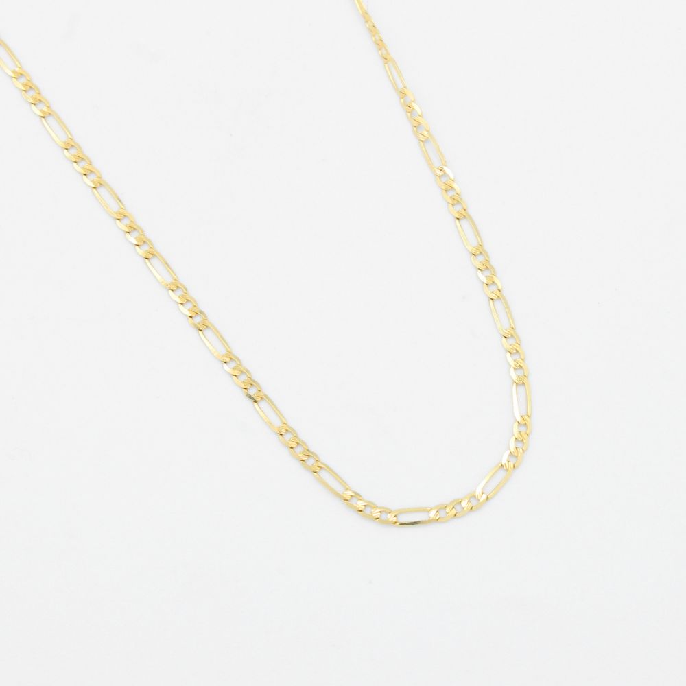 Cadena de Oro 14k Tejido 3x1 Sólido y Brillante mod. 8928