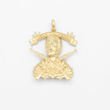 Dije de Oro 14k Diseño de Jesus Malverde mod. 9432