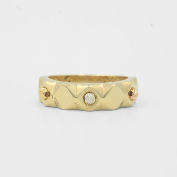 Anillo de Oro 14k de Diseño Facetado con Esferas Diamantadas mod. 8083