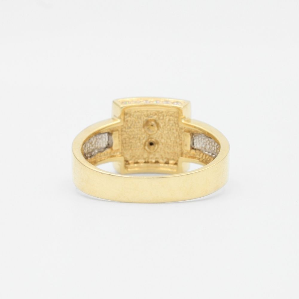 Anillo de León en Oro Combinado mod. 6009