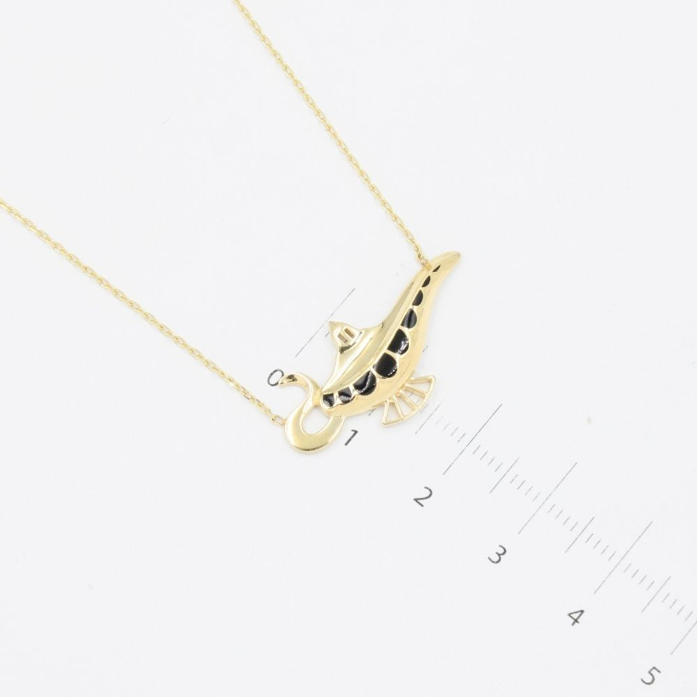 Gargantilla de Oro 14k Lámpara de Enfermería mod. 9168