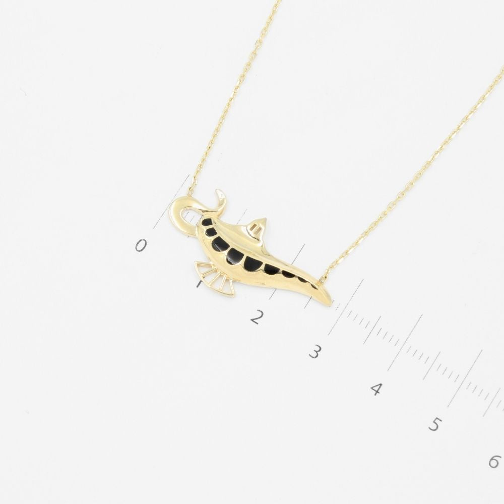 Gargantilla de Oro 14k Lámpara de Enfermería mod. 9168