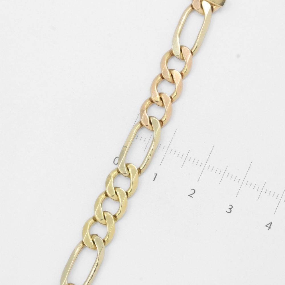 Pulsera de Eslabón en Tejido 3x1 Sólido Florentino mod. 7876