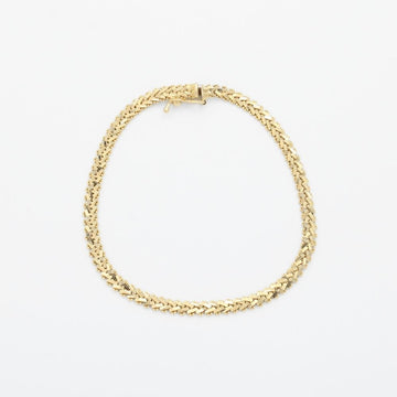 Pulsera de Oro 14k con Diseño Petatillo  mod. 9008