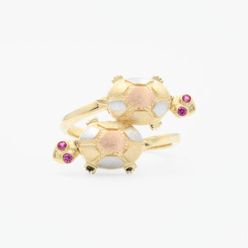 Anillo de Oro 14k con Diseño de Tortuga mod. 9170
